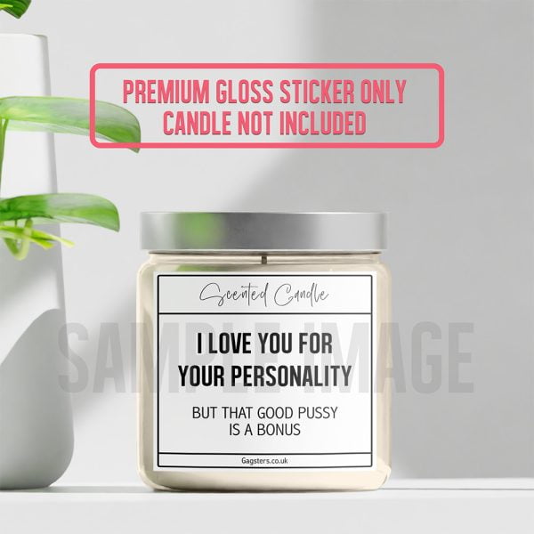 Personality Candle Sticker